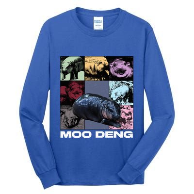 In My Moo Deng Era Funny Cute Baby Hippo Tall Long Sleeve T-Shirt