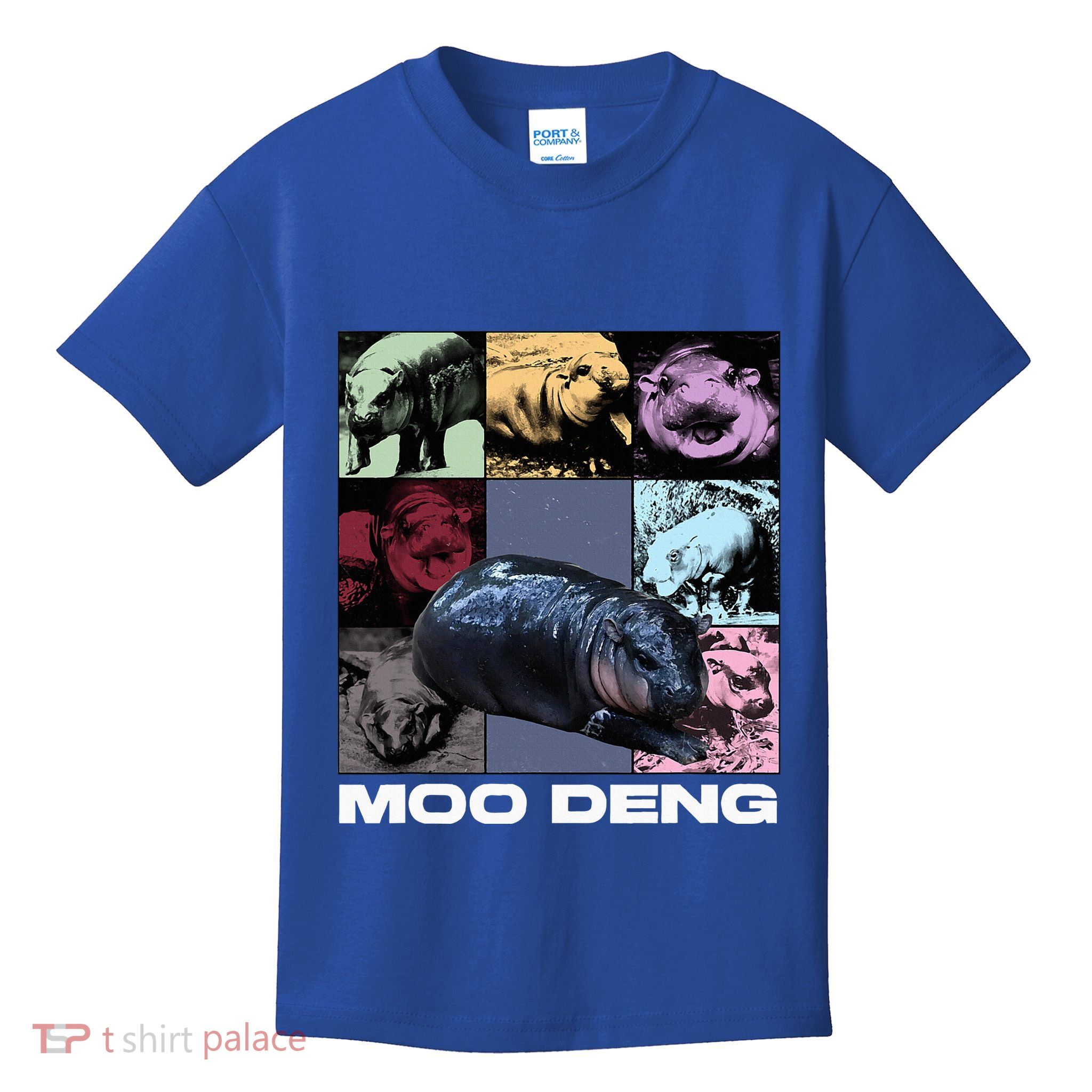 In My Moo Deng Era Funny Cute Baby Hippo Kids T-Shirt