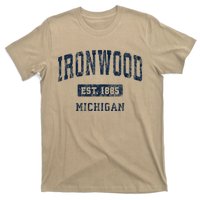 Ironwood Michigan Mi Vintage Athletic Sports T-Shirt