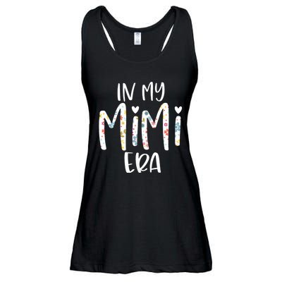 In My Mimi Era Flower Letter Floral Cute Gifts For Mimi Ladies Essential Flowy Tank