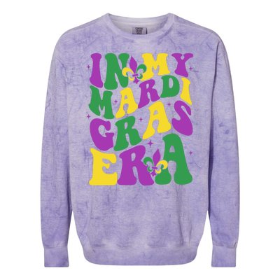 In My Mardi Gras Era Celebration Colorblast Crewneck Sweatshirt