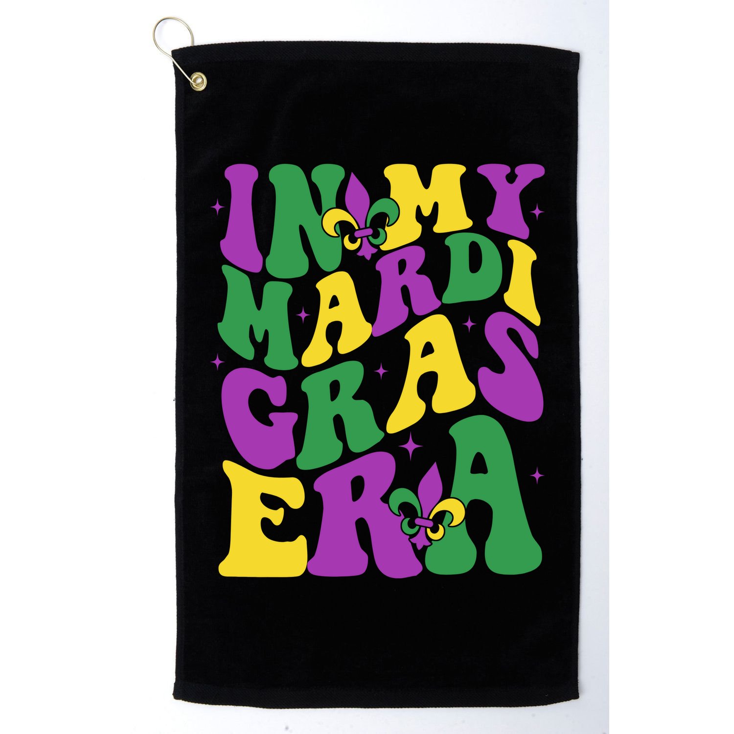 In My Mardi Gras Era Celebration Golf Towel