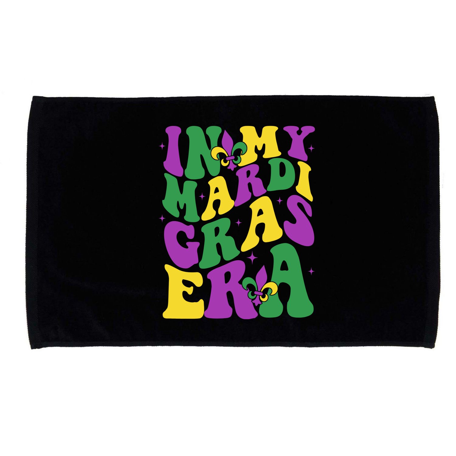 In My Mardi Gras Era Celebration Microfiber Hand Towel