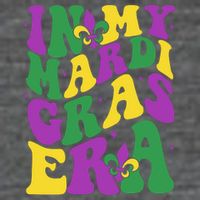 In My Mardi Gras Era Celebration 7 Panel Mesh Trucker Snapback Hat