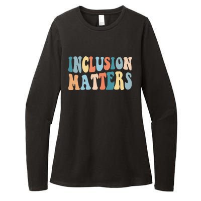 Inclusion Matters Mindfulness Autism Preppy Diversity Gift Womens CVC Long Sleeve Shirt