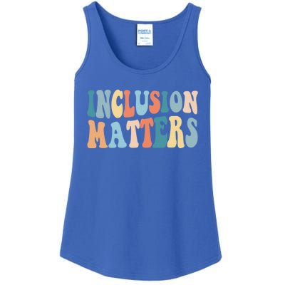 Inclusion Matters Mindfulness Autism Preppy Diversity Gift Ladies Essential Tank