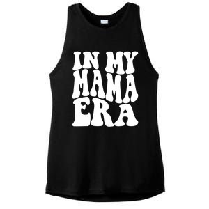 In My Mama Era Lover Groovy Retro Mom Mothers Day Cute Gift Ladies PosiCharge Tri-Blend Wicking Tank