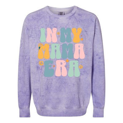 In My Mama Era Colorblast Crewneck Sweatshirt