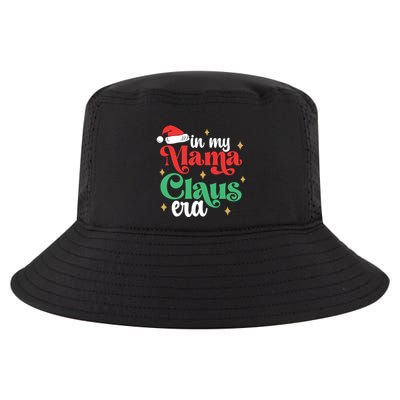 In My Mama Claus Era Groovy Funny Christmas Mama Claus Gift Cool Comfort Performance Bucket Hat