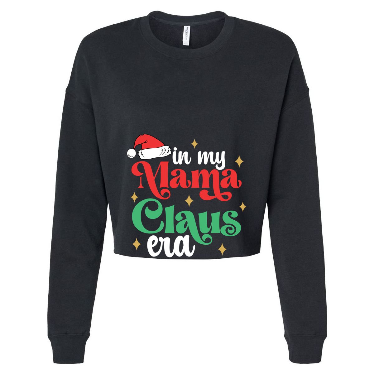 In My Mama Claus Era Groovy Funny Christmas Mama Claus Gift T-Shirt