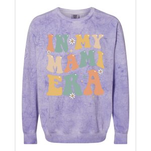 In My Mami Era Lover Groovy Retro Mom Funny Mothers Day Gift Colorblast Crewneck Sweatshirt