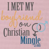 I Met My Boyfriend On Christian Mingle 25L Jumbo Tote