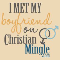 I Met My Boyfriend On Christian Mingle Drawstring Bag