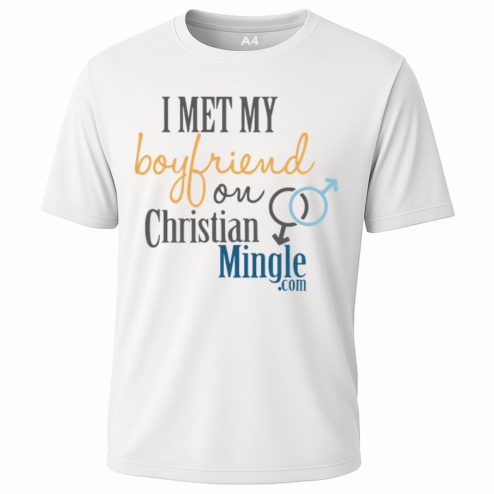 I Met My Boyfriend On Christian Mingle Performance Shirt