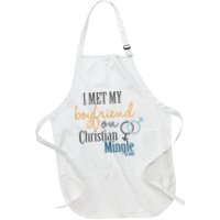 I Met My Boyfriend On Christian Mingle Apron