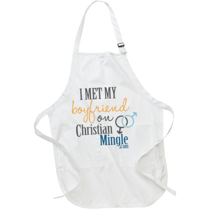 I Met My Boyfriend On Christian Mingle Apron