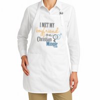 I Met My Boyfriend On Christian Mingle Apron