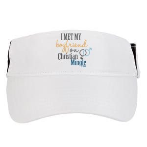 I Met My Boyfriend On Christian Mingle Adult Drive Performance Visor