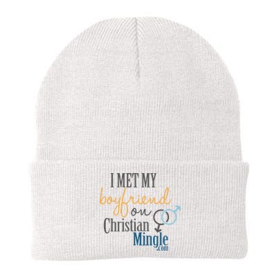 I Met My Boyfriend On Christian Mingle Beanie