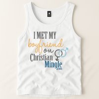 I Met My Boyfriend On Christian Mingle Tank Top