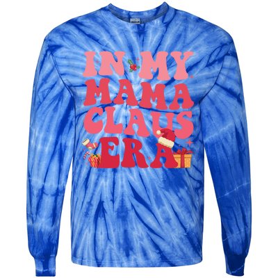 In My Mama Claus Era Gift Tie-Dye Long Sleeve Shirt