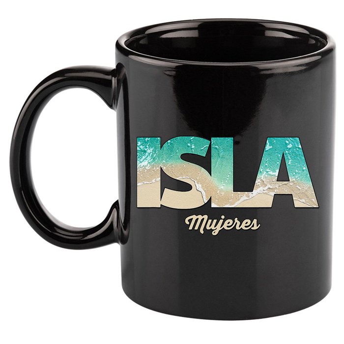 Isla Mujeres Mexico Beach Vibes Beaches 11oz C Handle Ceramic Mug