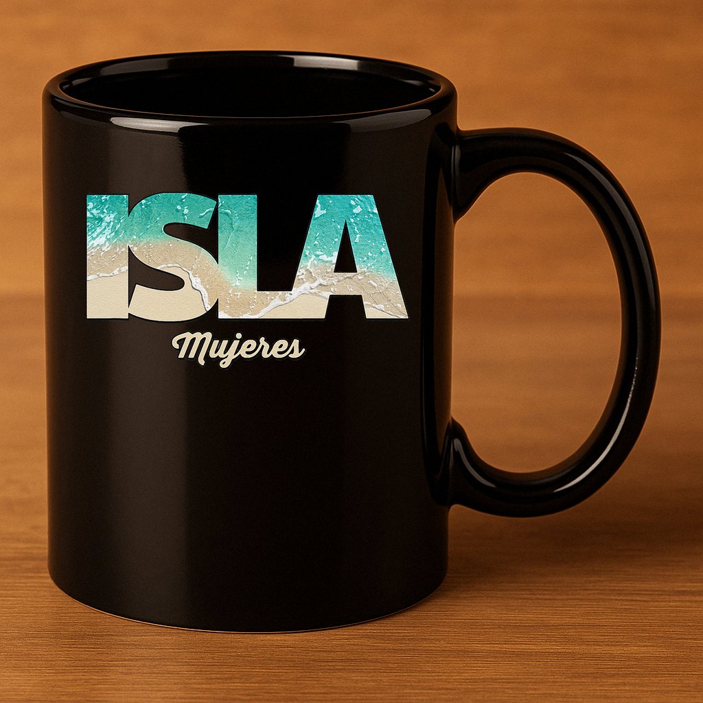 Isla Mujeres Mexico Beach Vibes Beaches 11oz C Handle Ceramic Mug