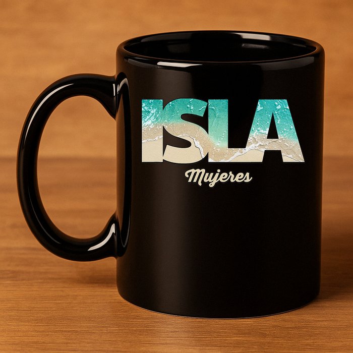 Isla Mujeres Mexico Beach Vibes Beaches 11oz C Handle Ceramic Mug