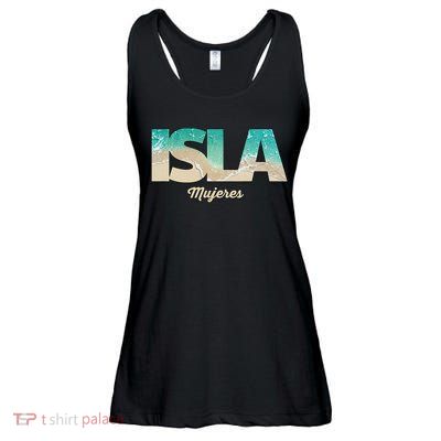 Isla Mujeres Mexico Beach Vibes Beaches Ladies Essential Flowy Tank