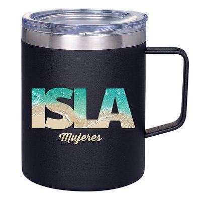 Isla Mujeres Mexico Beach Vibes Beaches 12oz Stainless Steel Coffee Mug