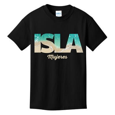 Isla Mujeres Mexico Beach Vibes Beaches Kids T-Shirt