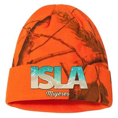 Isla Mujeres Mexico Beach Vibes Beaches Kati Licensed 12" Camo Beanie