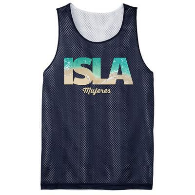 Isla Mujeres Mexico Beach Vibes Beaches Mesh Reversible Basketball Jersey Tank