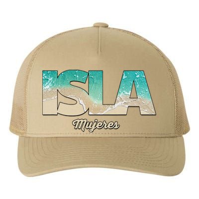 Isla Mujeres Mexico Beach Vibes Beaches Yupoong Adult 5-Panel Trucker Hat