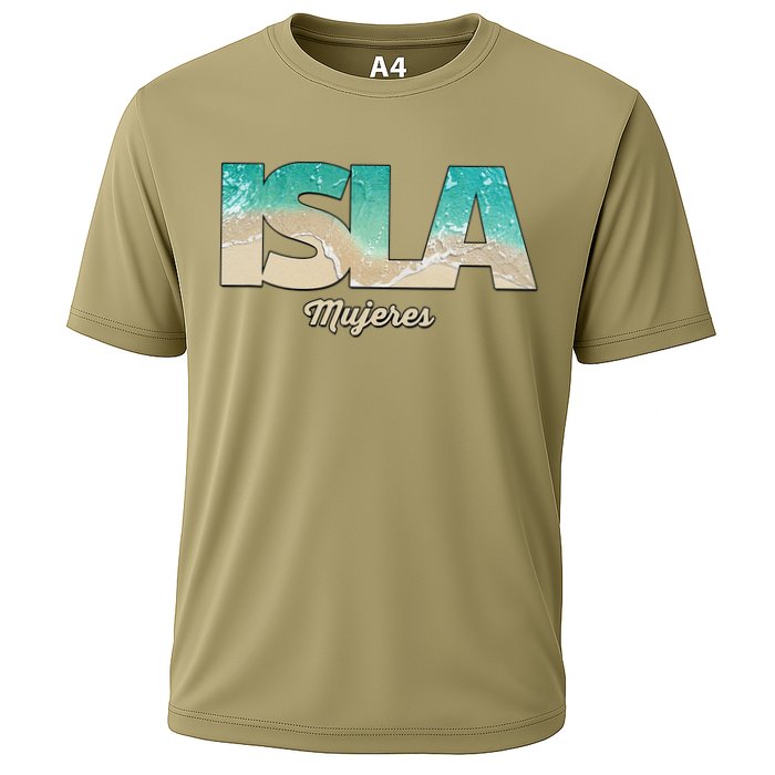 Isla Mujeres Mexico Beach Vibes Beaches Cooling Performance Crew T-Shirt