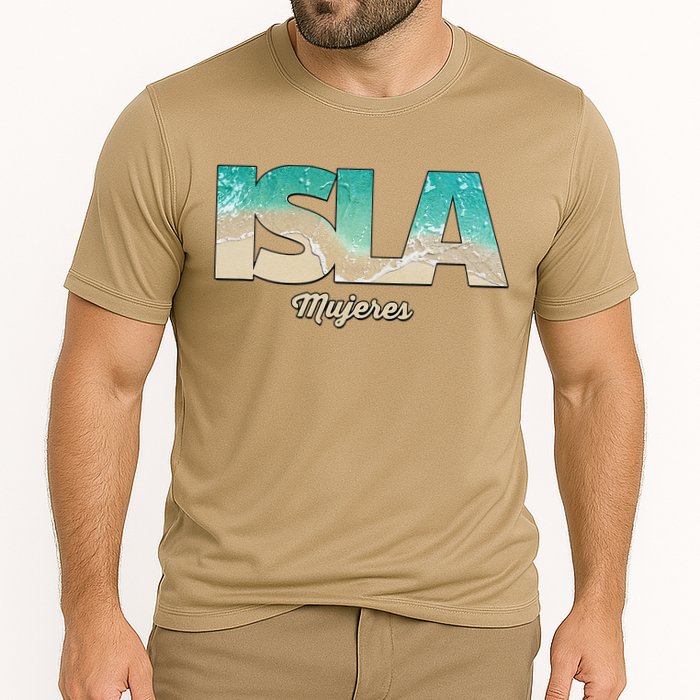 Isla Mujeres Mexico Beach Vibes Beaches Cooling Performance Crew T-Shirt