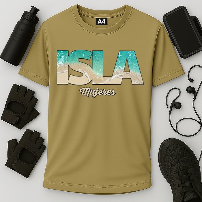 Isla Mujeres Mexico Beach Vibes Beaches Cooling Performance Crew T-Shirt