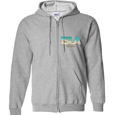 Isla Mujeres Mexico Beach Vibes Beaches Full Zip Hoodie