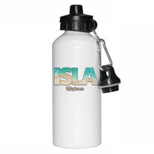 Isla Mujeres Mexico Beach Vibes Beaches Aluminum Water Bottle 