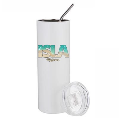 Isla Mujeres Mexico Beach Vibes Beaches Stainless Steel Tumbler