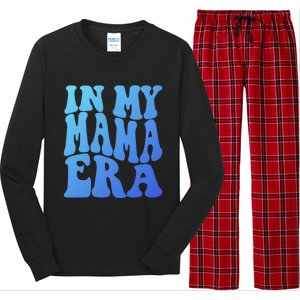 In My Mama Era Lover Groovy Retro Mom Mothers Day Cute Gift Long Sleeve Pajama Set