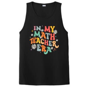 In My Math Teacher Era Retro Back To School Groovy Teacher PosiCharge Competitor Tank