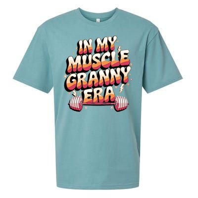 In My Muscle Granny Era Funny Sport Grandma Gym Workout Tees Sueded Cloud Jersey T-Shirt