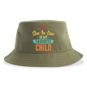 I'm My Mother In Laws Favorite Child Funny Parent Sustainable Bucket Hat