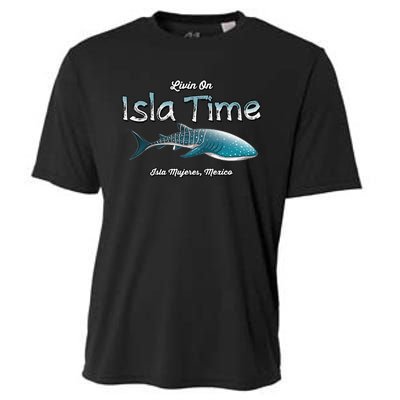 Isla Mujeres Mexico Island Near Cancun Whale Shark Cooling Performance Crew T-Shirt