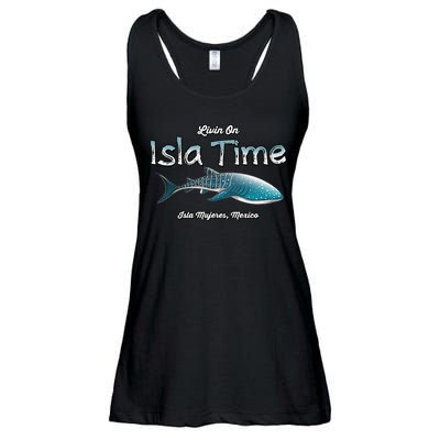 Isla Mujeres Mexico Island Near Cancun Whale Shark Ladies Essential Flowy Tank
