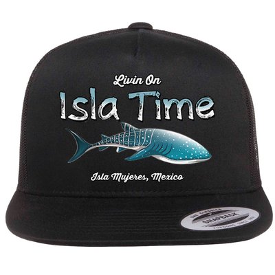 Isla Mujeres Mexico Island Near Cancun Whale Shark Flatbill Hat