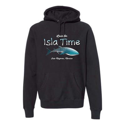 Isla Mujeres Mexico Island Near Cancun Whale Shark Premium Hoodie