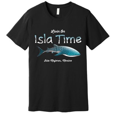 Isla Mujeres Mexico Island Near Cancun Whale Shark Premium T-Shirt