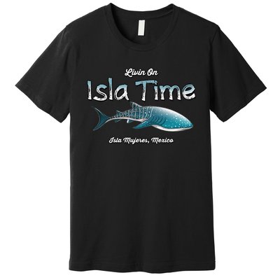 Isla Mujeres Mexico Island Near Cancun Whale Shark Premium T-Shirt